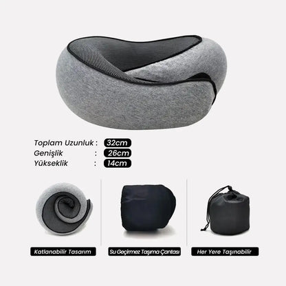 360° Boyun Yastığı | Tam Destek & Hafızalı Köpük Normath