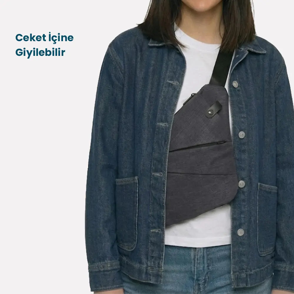 Günlük Çapraz Çanta | Gizli Fermuar & Kesilmez Askı Normath